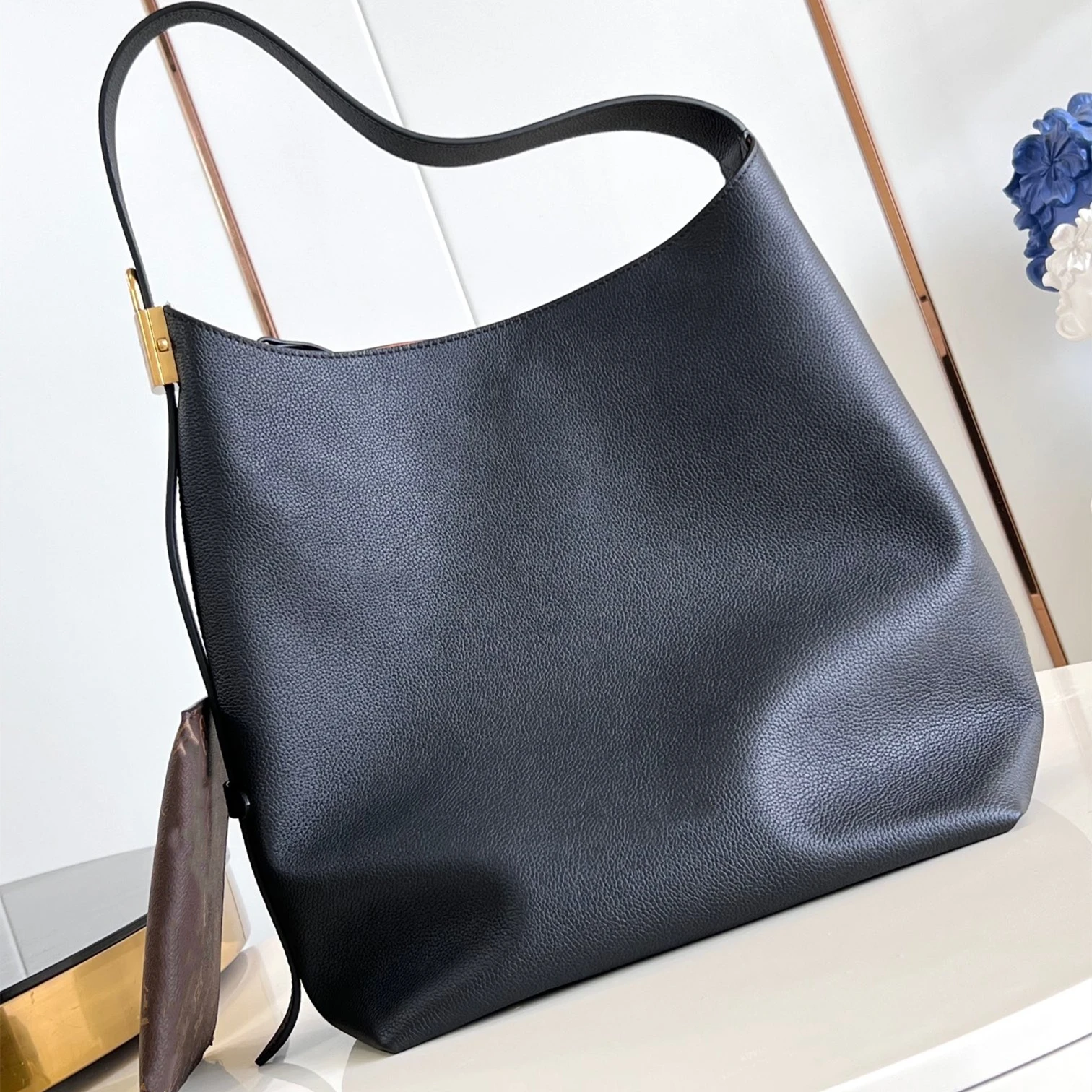 

Famous Brand Vintage Genuine Leather Tote Women Luxury Classic Top-handle Bag Large Capacity Crossbody Shoulder Handbag Business