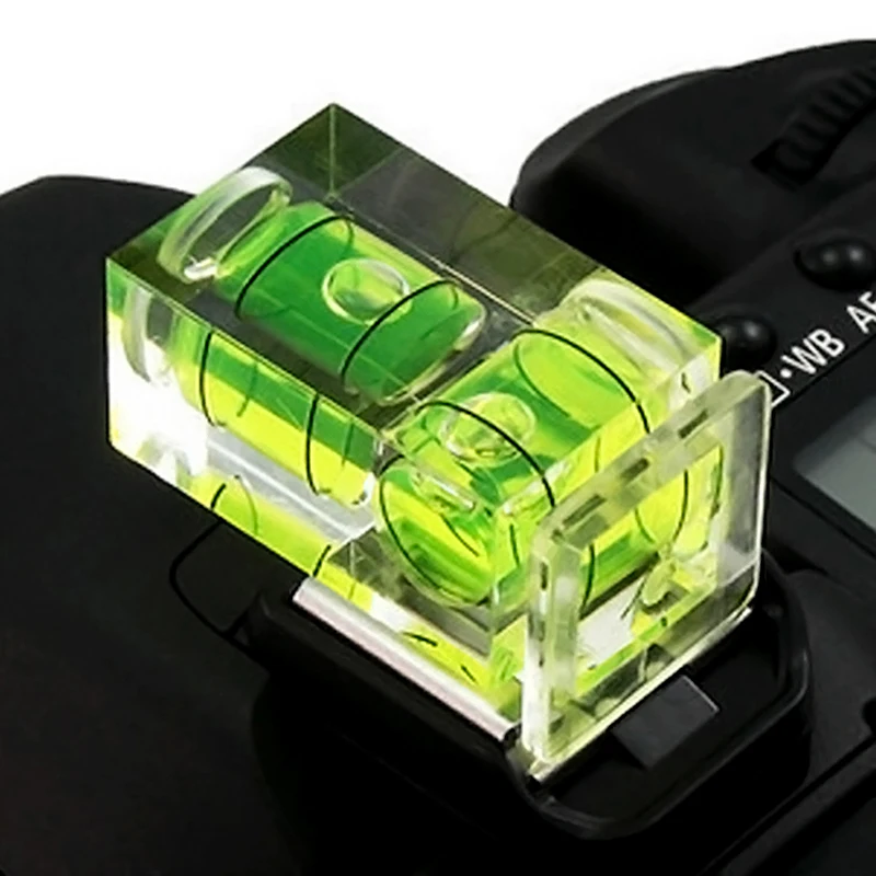 Universal 3-Axis Hot Shoe Fixed Bubble Spirit Level 3D Spirit Level For Canon/Nikon/Pentax Universal DSLR Camera Photography