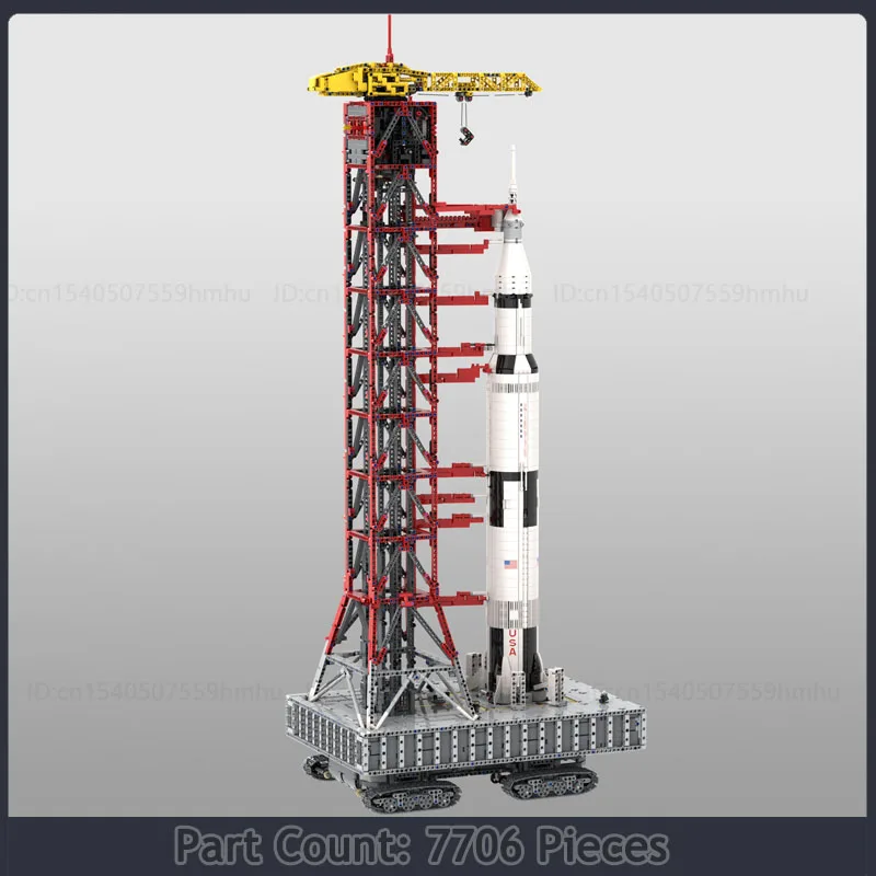 Space MOC Building Blocks UCS Launch Tower Mk I Technology Bricks Science Model Toys Creative Display Collection Gifts