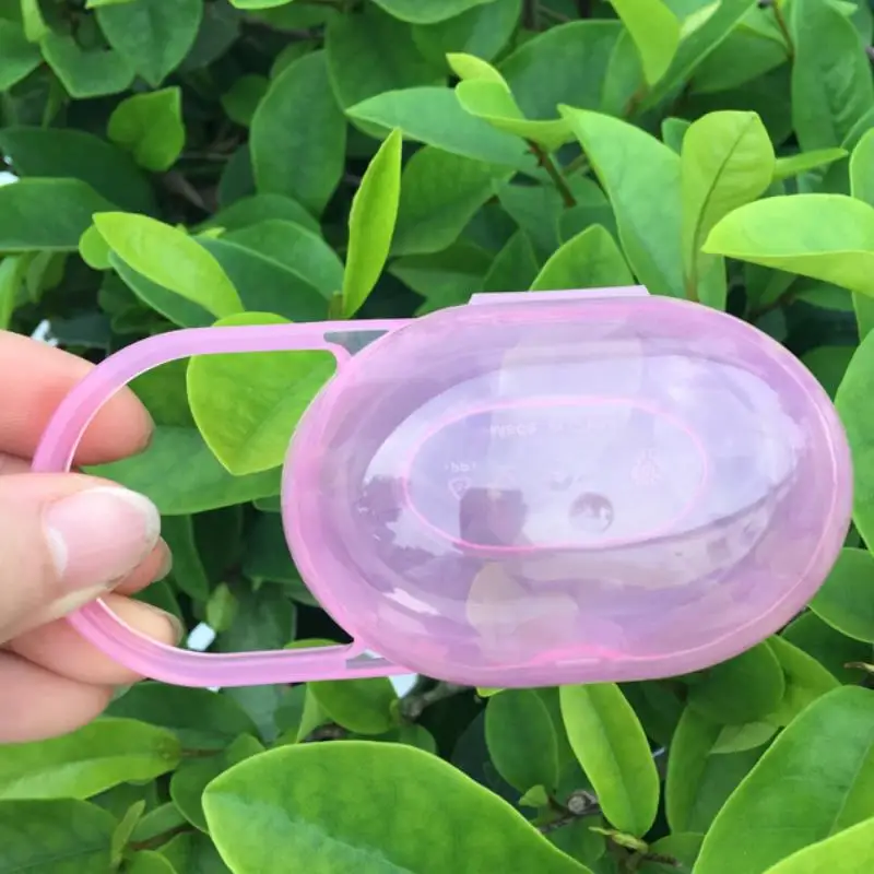 Baby Solid Pacifier Box Soother Container Holder Pacifier Box Travel Storage Case Safe Holder Pacifier PP Plastic Box Size S image 3