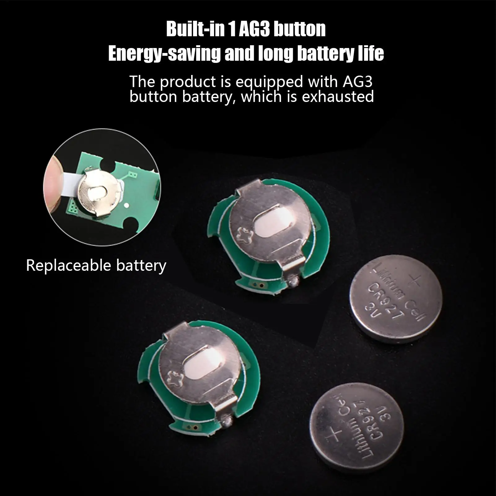 Magnetische bediening LED-licht Mini draadloze LED-lamp Inductieschakelaar Batterijmagneet Verlichting Robots Model Scène DIY-modellamp