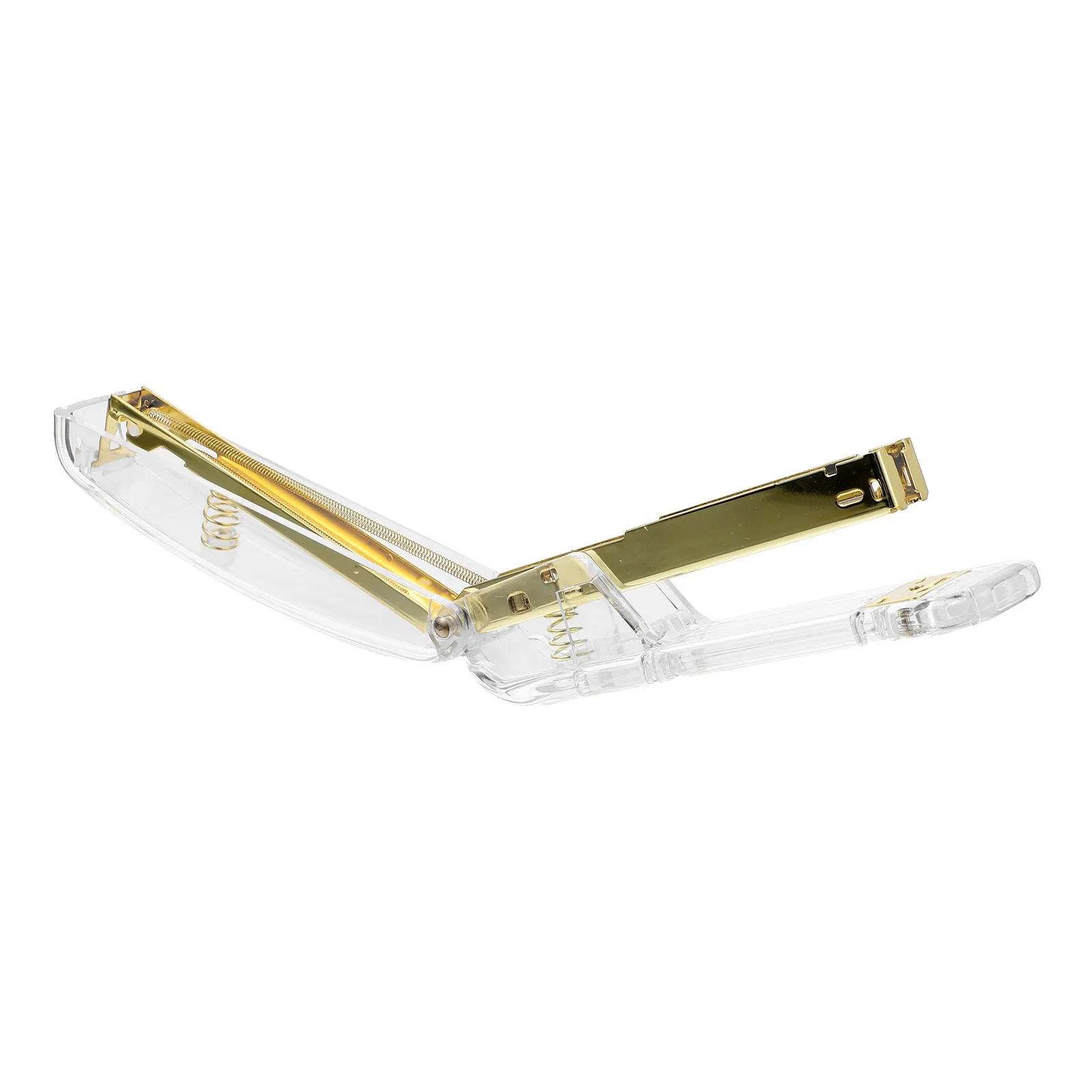 

Transparent Plastic Stapler Office Home Stapler Students Compact Handheld Staplers for Desk Paper Binding Staplers for Desk