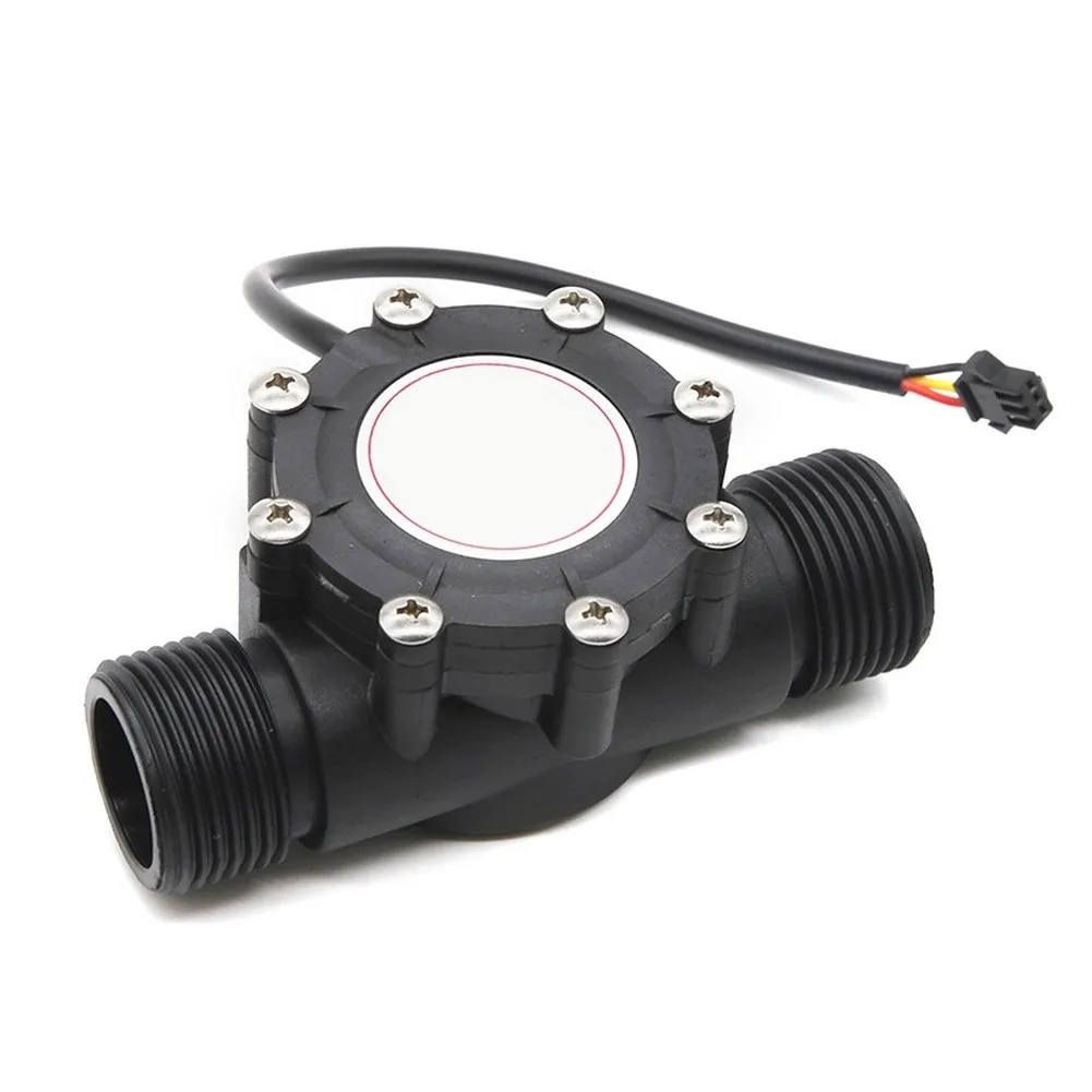 1inch Nylon Water Flow Sensor Hall Effect Flow Meter Liquid Flow Rate Sensor For Central Air Conditioning G1 Thread DN25