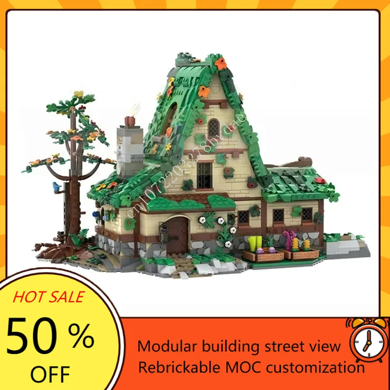 3059PCS DIY the Herbalist  MOC Custom Street View Architecture Puzzle Creative Assembly  Model Birthday Toy Christmas Gift