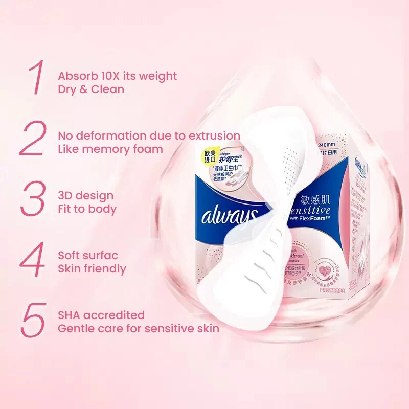 Sanitary Napkin for Daily Use For Sensitive Skin Hygienic Pads for Women Napkin Sanitary Tampons Health Care Sanitary Towels