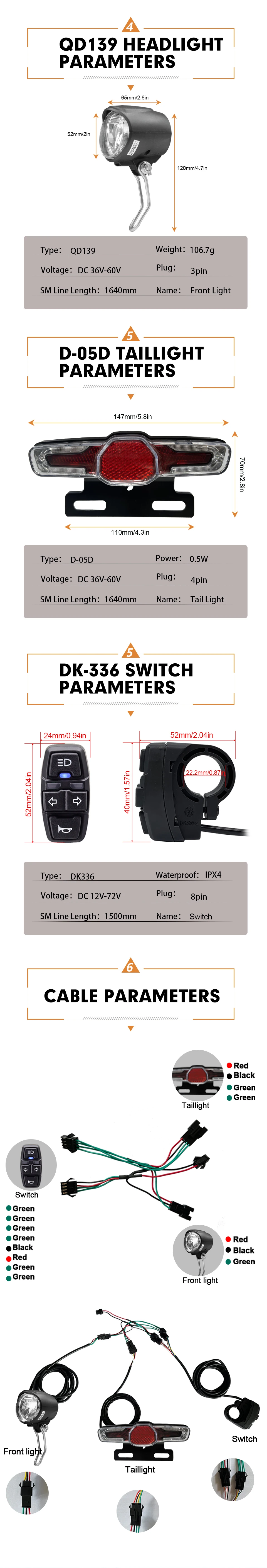 Elektrofahrrad JN 36V/48V 15A/17A/22A/25A/30A/35A Sinuswellen-Controller SM-Stecker mit S966-Display für Elektrofahrrad-Zubehör – Detail 6