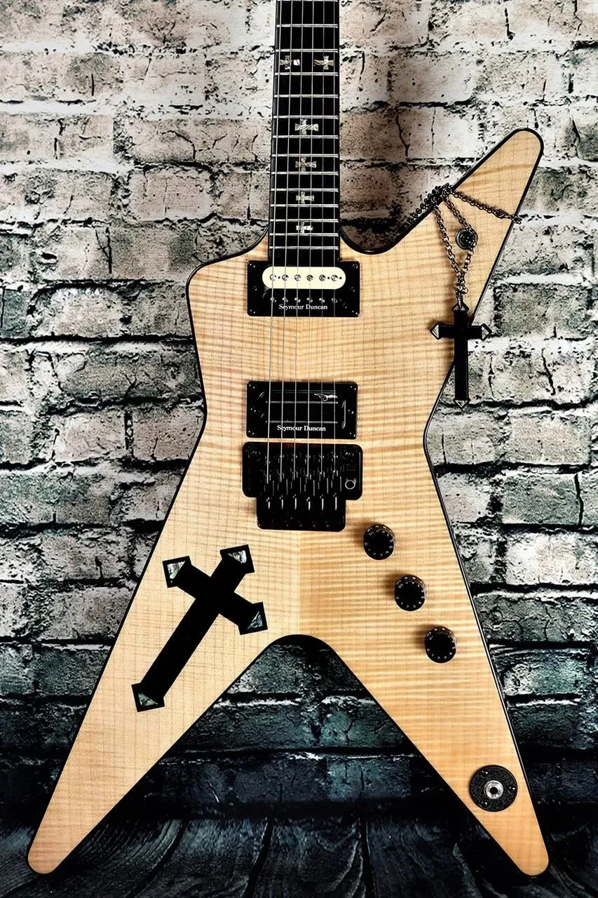 Southern Cross Dimbag Darrell Flame Maple Natural Guitar AbaloneInlay 2026 new 571