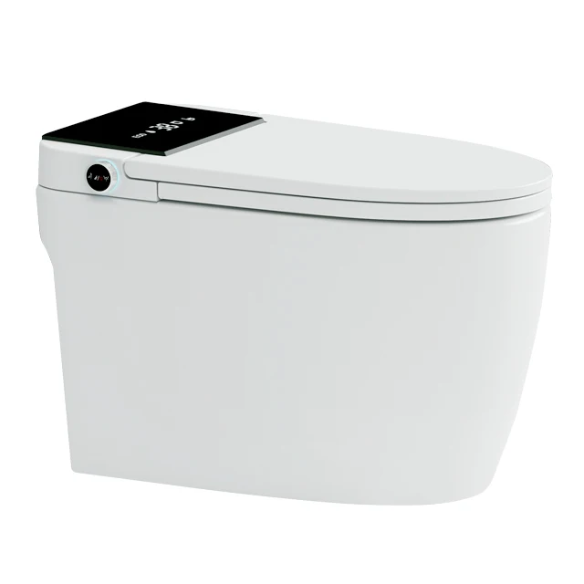 Wholesale Self Cleaning Sensor Automatic Flush Remote Control Heated Smart Intelligent Toilet With Warm Seat