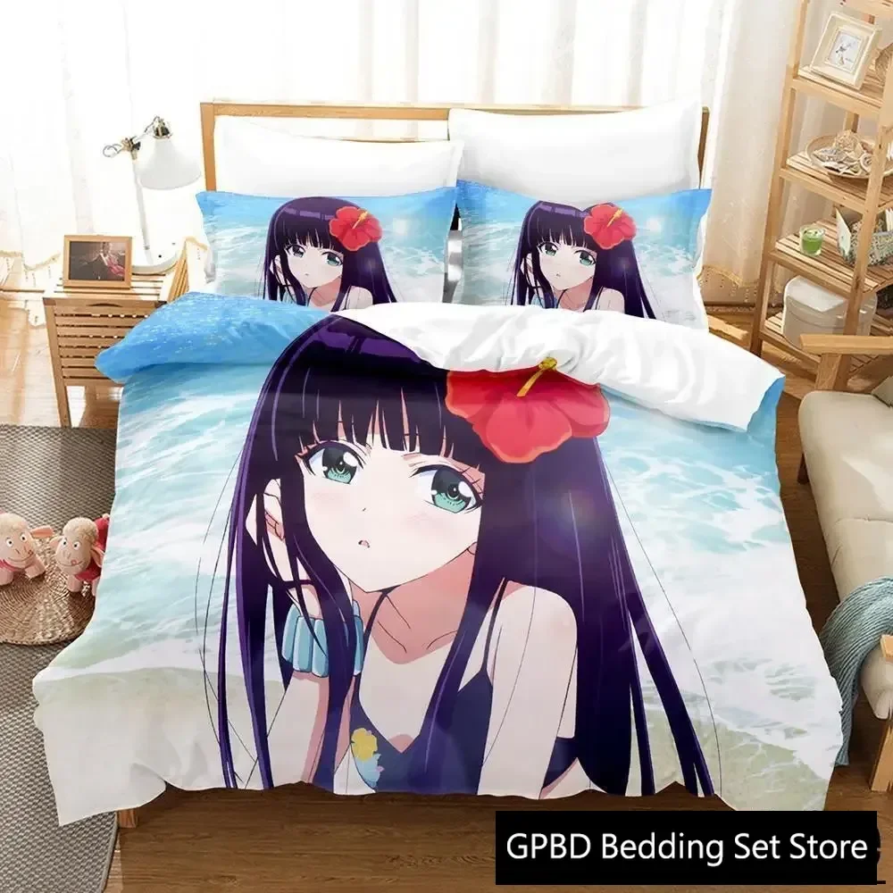 

Twin Star Exorcists Bedding Set Cartoon Anime three-piece set Adult Kid Bedroom Duvet cover Sets 3D Print Kawaii Girl literie