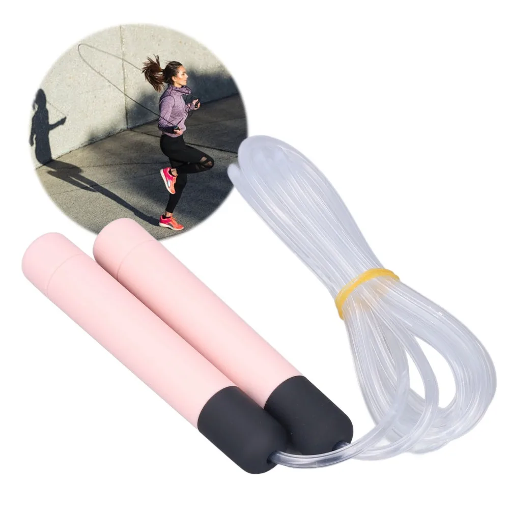 Unique ABS Luminous Skipping Rope Length 280cm Blue LED Light Up Rope Glowing Jump Rope Weight Loss Exercise