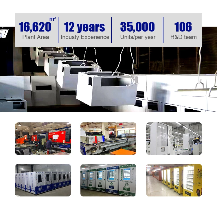 آلة بيع الأظافر بالضغط الوردي المخصص وآلة بيع التجميل مع شاشة الإعلان #4