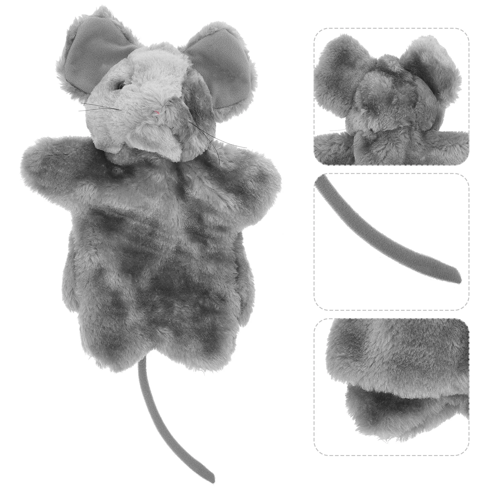 

Storytelling Plush Puppet Interactive Animal Hand Puppet Cute Plush Mouse Hand Puppet Plush Hand Puppet