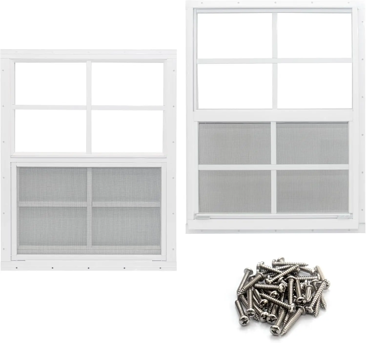 2 Pack Shed Window, 24