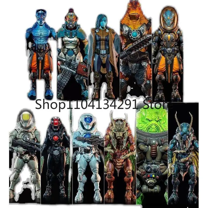 Original quatre chevaliers légion cosmique 7 pouces figurine articulée vague 1 CLW1 gardien Jailer Tega figurine à quatre mains modèle jouet