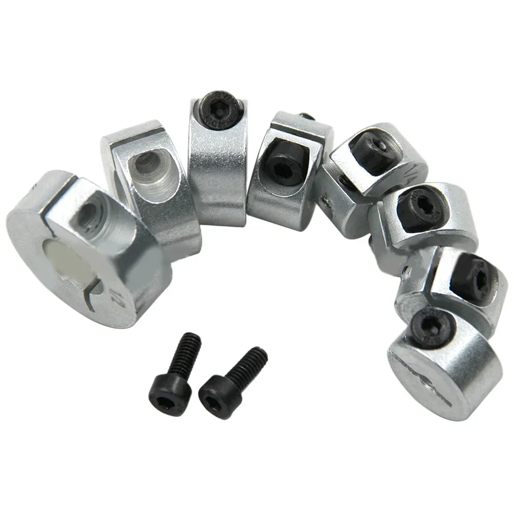 Silver Optical Shaft Fixing Positioning Ring Complete Specifications Drilling Limit Rings Open Type Optical Shaft Fix
