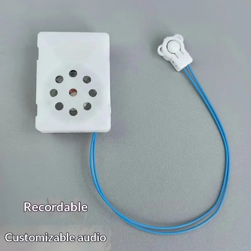 Pull String Recordable Sound Module Customizable Voice Chip for Kids DIY Stuffed Toys Dolls Birthday Surprise Gifts