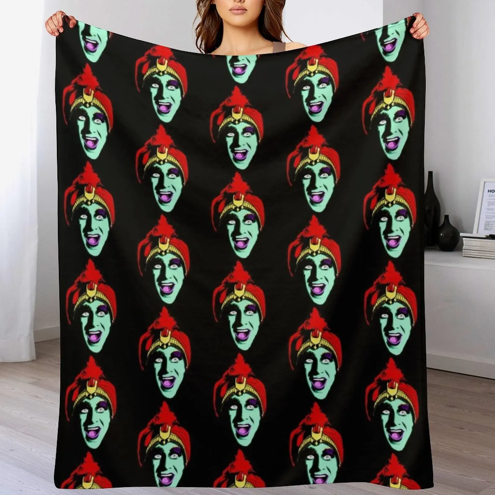 pee-wees-playhouse, 80s, jambi, peewee, pee wee herman, pee wees big adventure Throw Blanket Single Hairys Blankets