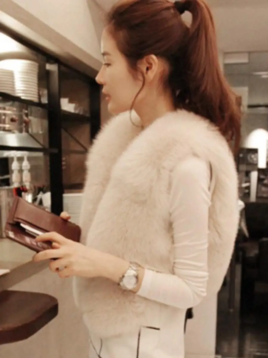 Faionable ort الفراء سترة 2025 الخريف الشتاء جديد Sle المرأة سليم صالح ملابس خارجية عادية الدافئة حجم عالمي