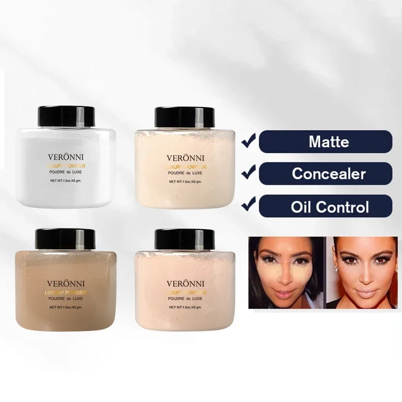 Banane Luxus Pulver Foundation Bananen pulver Flaschen lose Pulver authentische Öl kontrolle Gesicht Schönheit Make-up