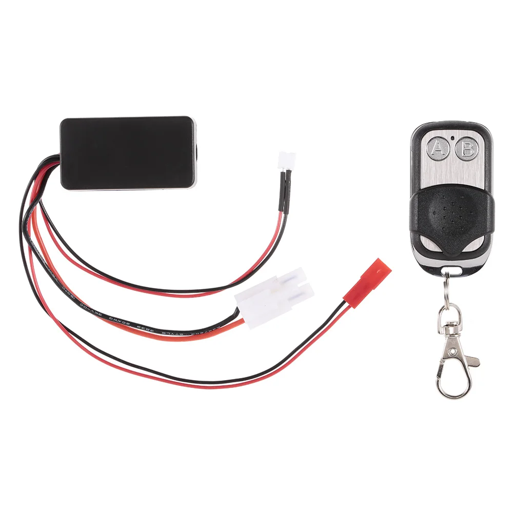 المصد الأمامي المعدني مع 2 مصباح LED ونش كهربائي للتحكم عن بعد لطائرة هليكوبتر Traxxas -4 SCX10II 90046 تعمل بالتحكم عن بعد #5