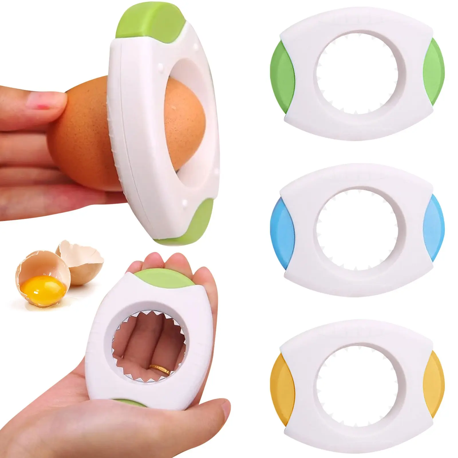 1PC Eggs Opener Eggs Topper Cutter Separator For Raw&Boiled Kitchen Tools