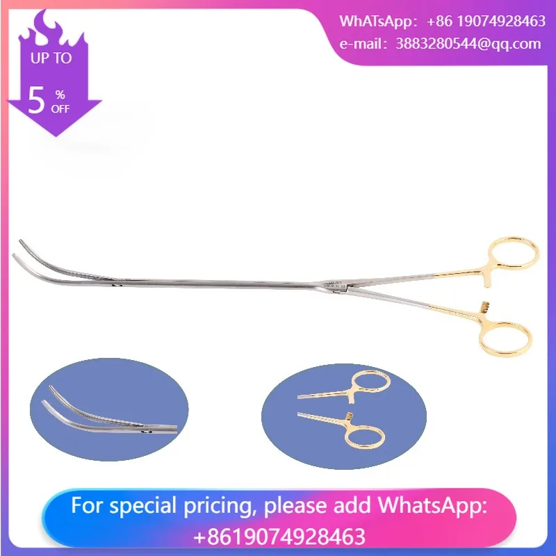 Stainless Steel Manual Thoracoscopic Thoracic Surgery Debakey Forceps (Snake Head Type)