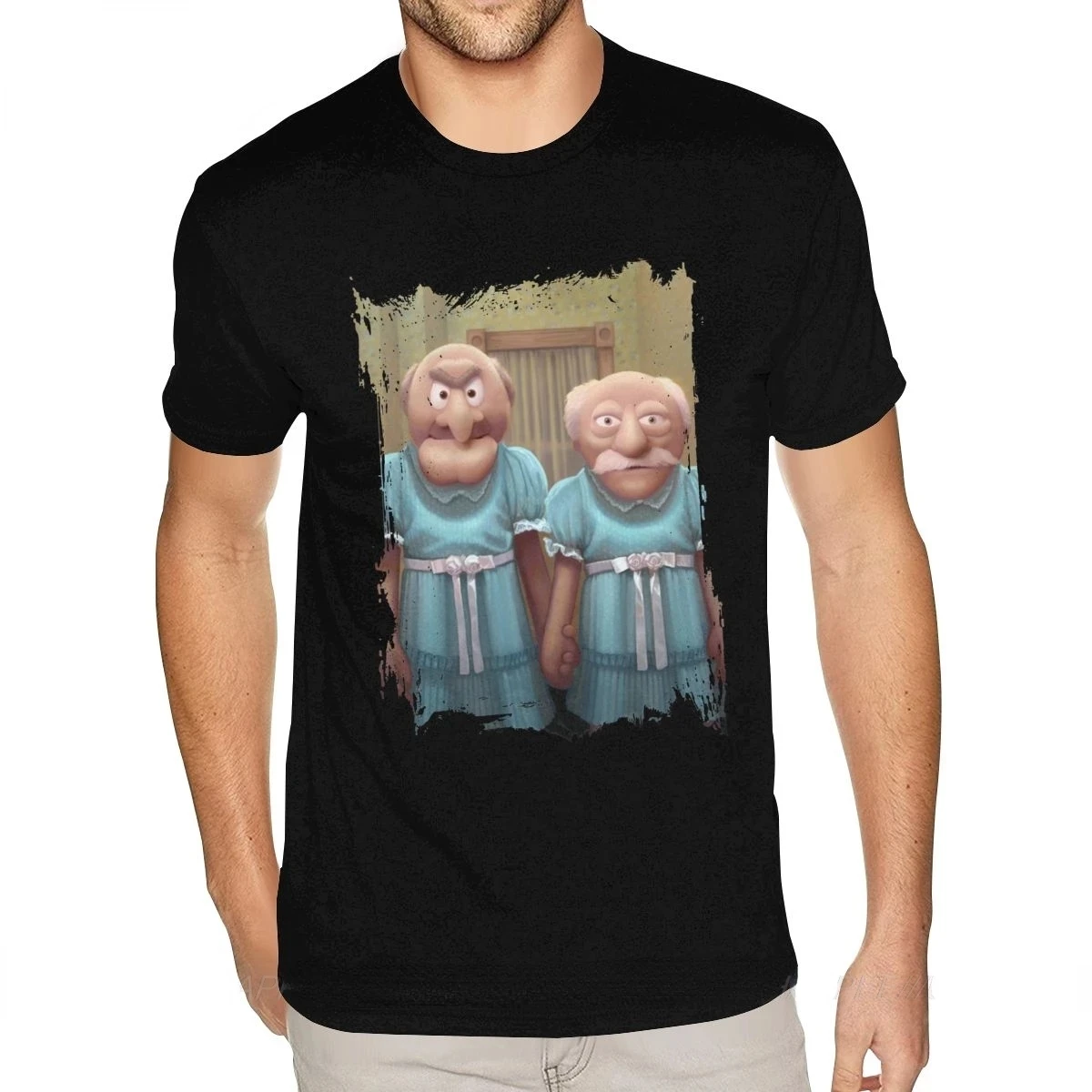 Statler and Waldorf T Shirt Men Women Fashion O Neck T-Shirts Summer Short Sleeve Tops Tees Funny Harajuku Cartoon Streetwear image 5