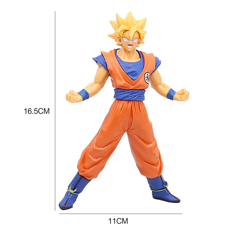 Anime Dragon Ball Z Super Saiyan Sohn Goku Vegeta Anime Action figur Modell Geschenke Sammler figuren für Kinder 18cm