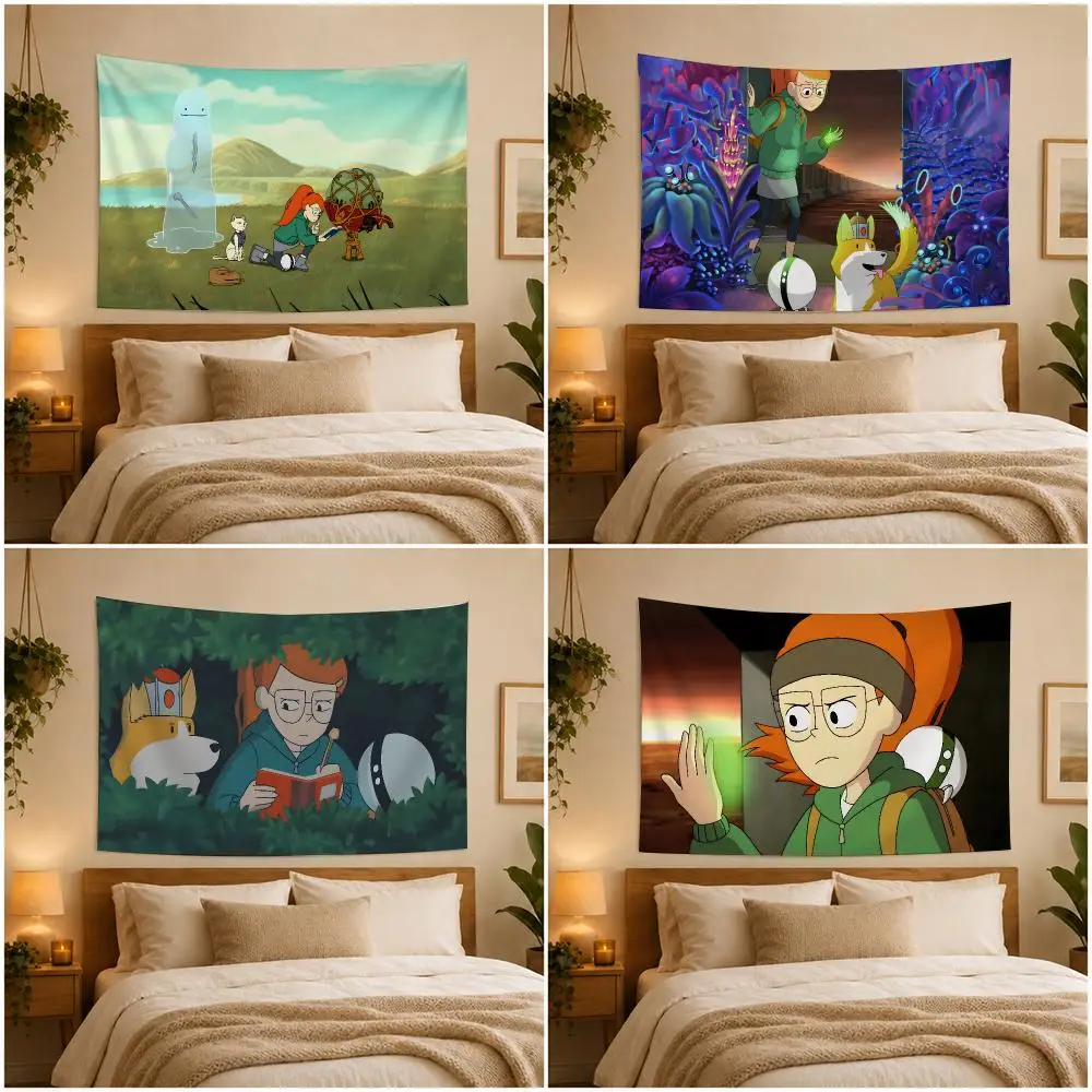 Anime I-Infinity Train Tapestry Wall Hanging Bohemian Wall Tapestries Mandala Home Decor For Living Room Bedroom Dorm