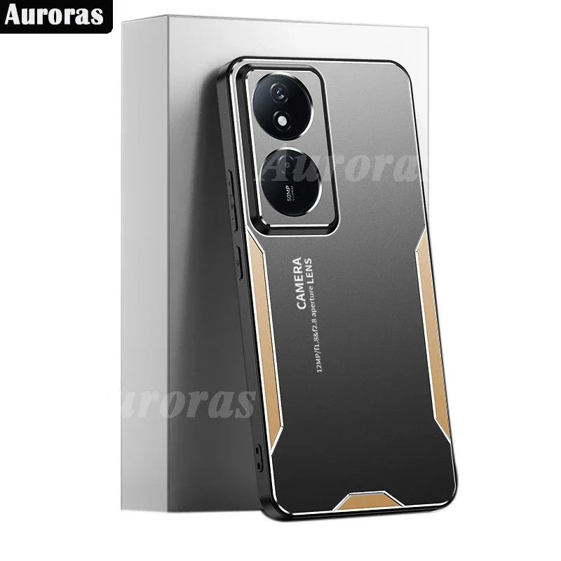 Skinlee Case For Honor X7B 5G X7B 4G 90 Smart  Armor Aluminum Alloy Bumper Rugged Shell For Honor X7B 4G 90 Smart Phone Cover