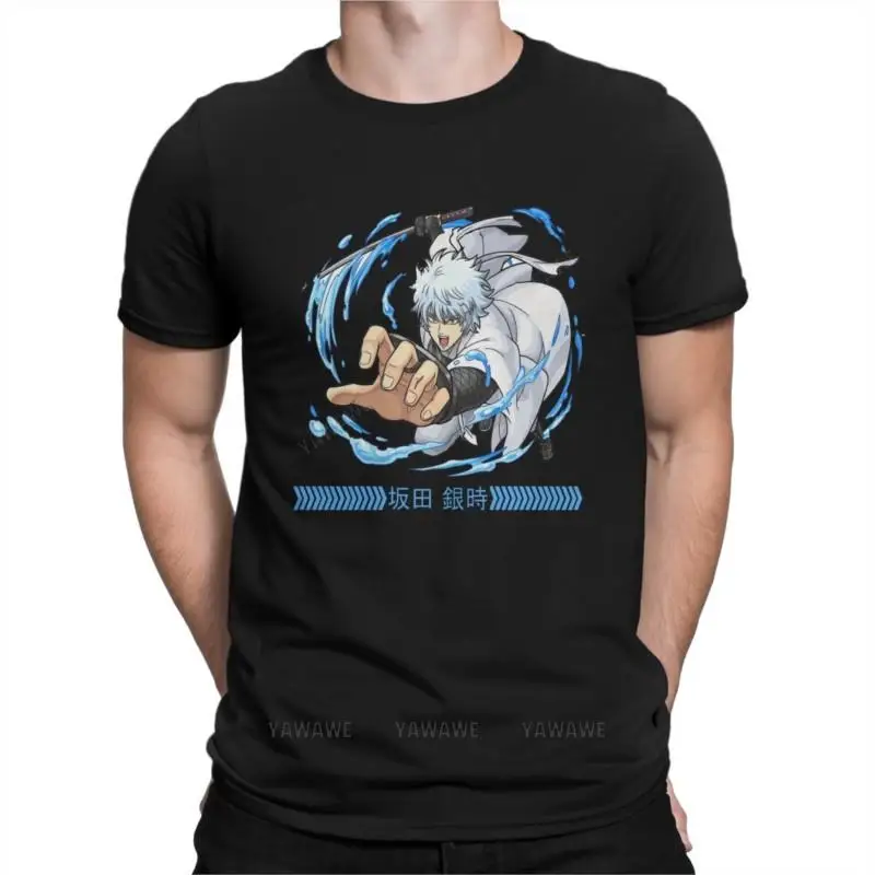 Gintoki Sakata Cool Special TShirt Gintama Kagura Anime Casual T Shirt Newest Stuff For Men Women Men summer t-shirt