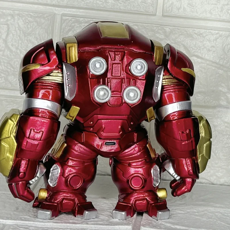 ฟิกเกอร์ไอรอนแมน ฮัลค์บัสเตอร์ ขนาด 20 ซม. รุ่น Q ฉบับ Marvel Comics อเวนเจอร์ส อนิเมะ ของสะสม ตกแต่งโต๊ะทำงาน ของขวัญสำหรับเด็กผู้ชาย