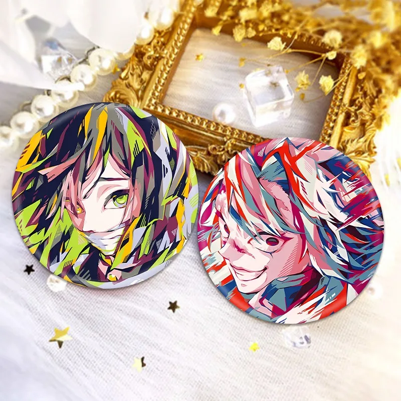 Anime Demon Slayer Badge Tanjirou Nezuko Zenitsu Badge segno per borsa Decor Holiday Gifts Collection uomo donna In magazzino