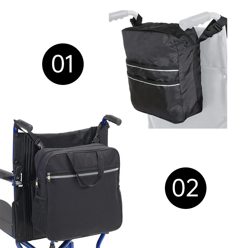 NEW Wheelchair Bag Shopping Mobility Storage Holdall disabled Travel/Scooter/Walker Frame Bag Outdoor Camping Chair Hanging Bag