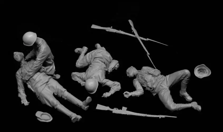 1/35  Resin Model Figure GK， Unassembled and unpainted kit