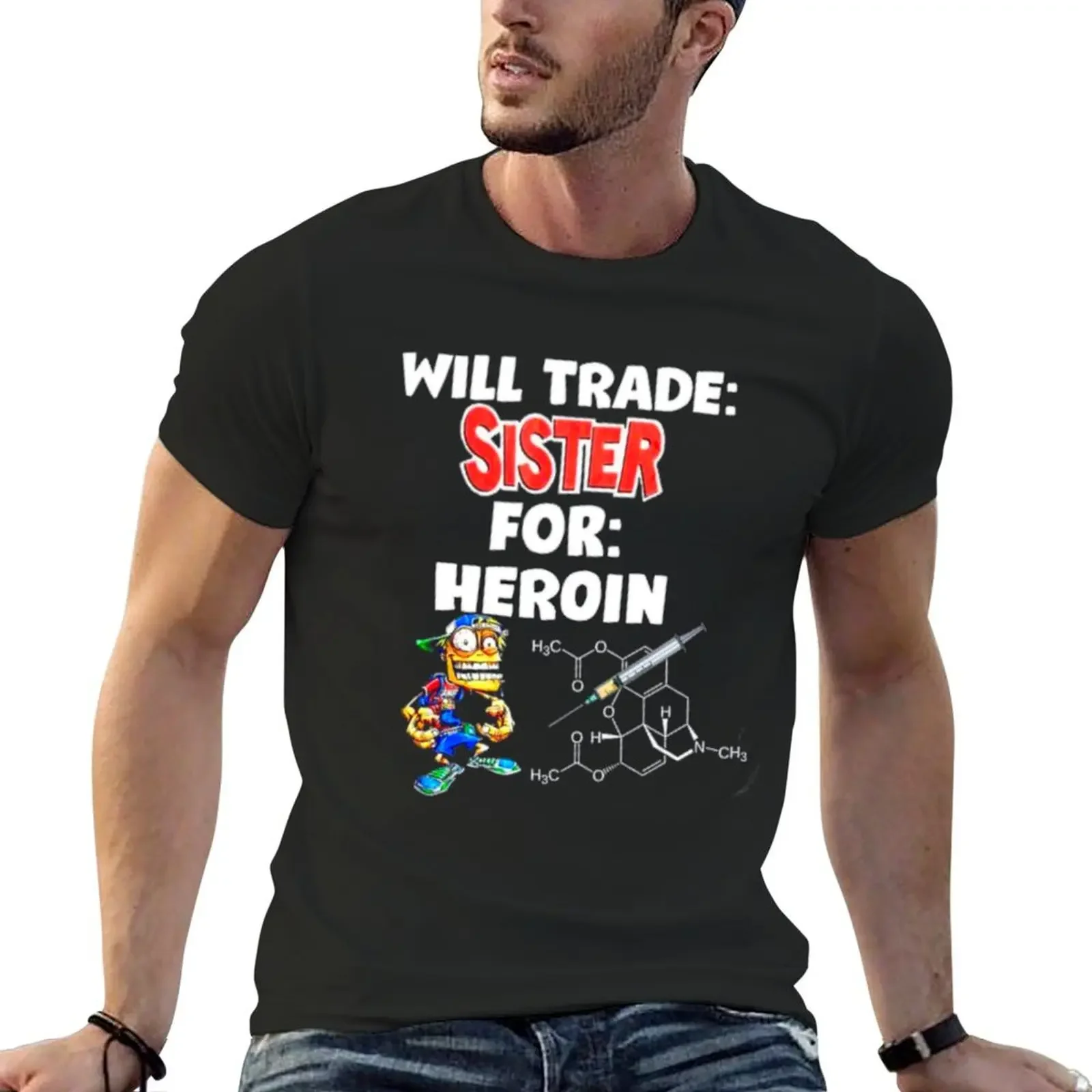

WILL TRADE SISTER T-Shirt summer clothes custom t shirt vintage anime shirt workout shirts for men