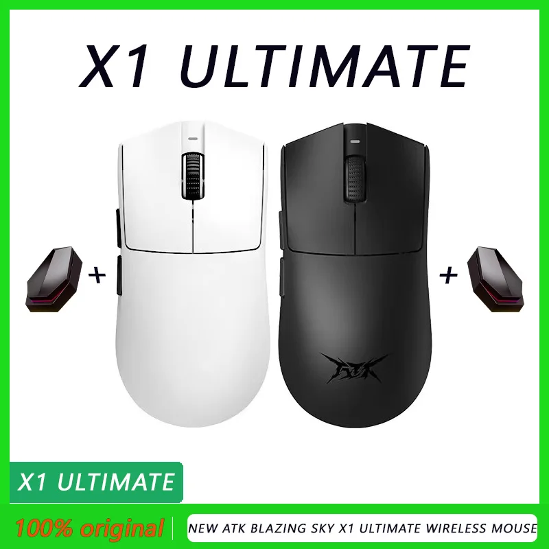 

New Atk Blazing Sky X1 Ultimate Wireless Mouse 8k Paw3950 laptop mouse Lightweight Gaming Mouse Liekong X1 Pc Gamer Man Gift