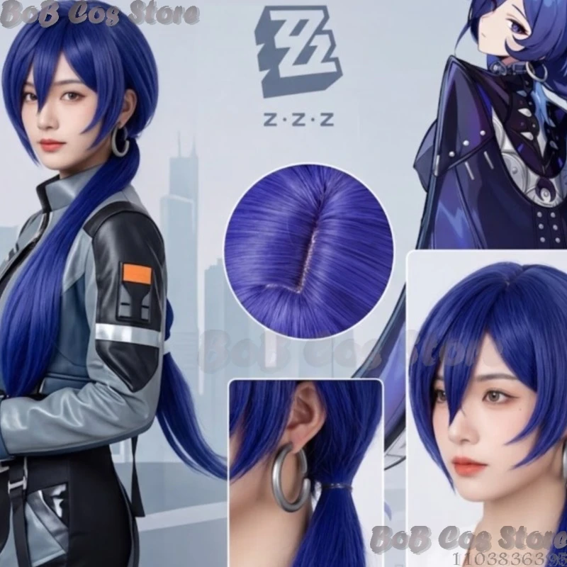 

Парик для косплея Zenless Zone Zero Promeia, реалистичный, с имитацией кожи головы, термостойкий, из синтетических волос, для косплей-мероприятий, Хэллоуина, Комик-Кона, фестивалей