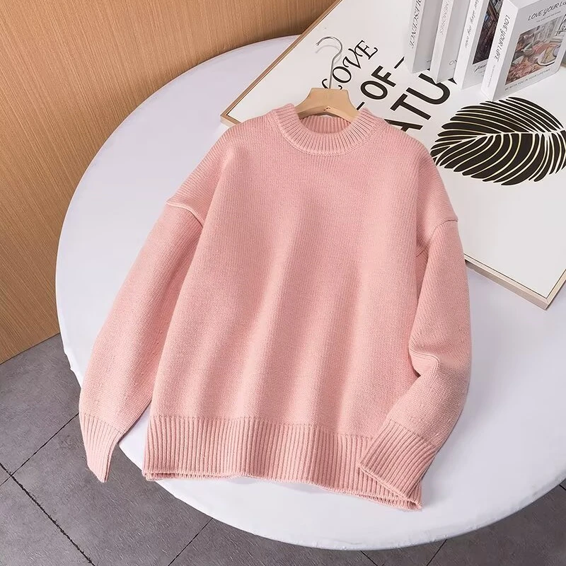 Cos Lris casual version round neck knitted pullover sweater soft and comfortable 2024 autumn and winter new product 1246959005