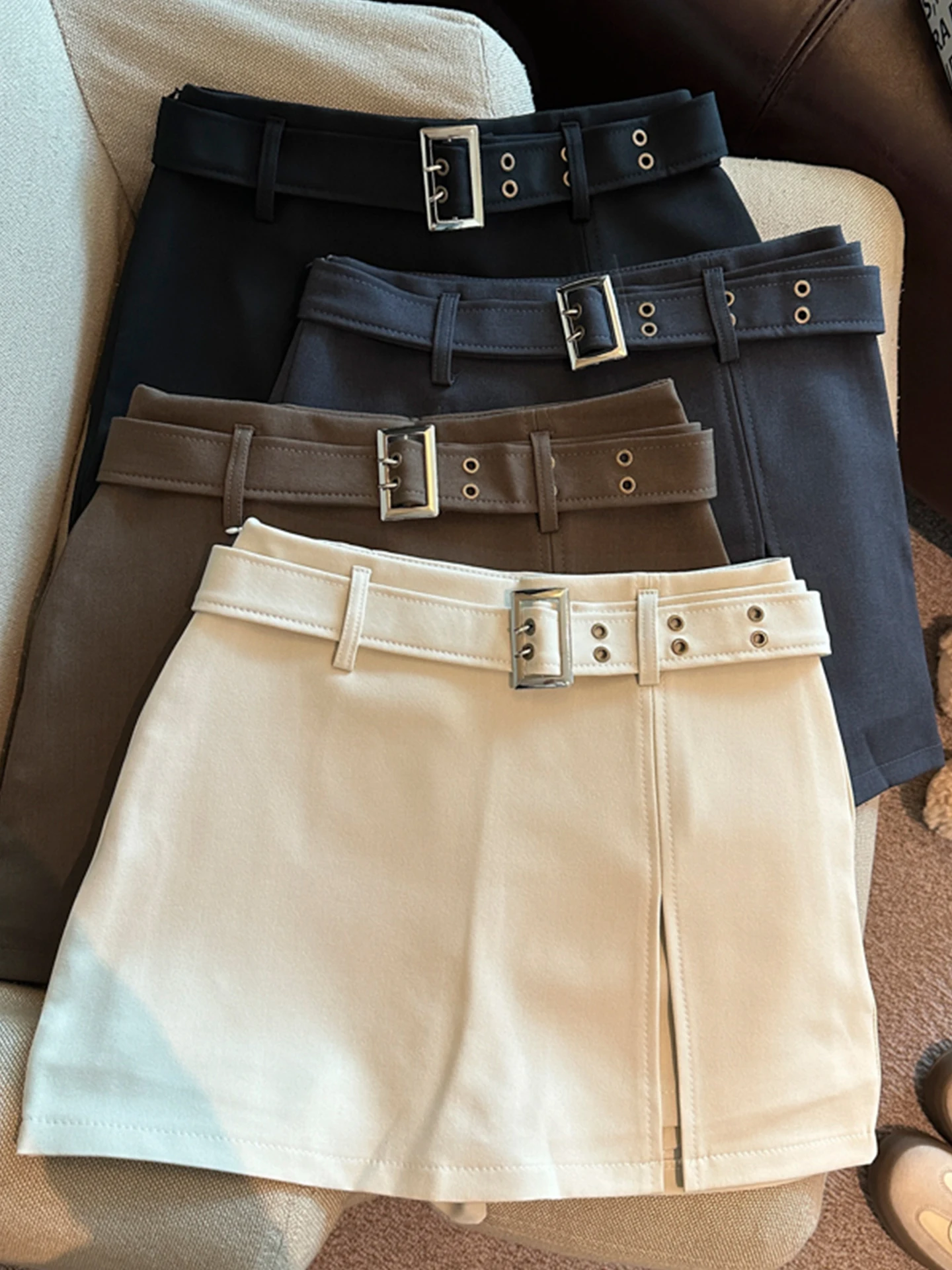 

Рекомендованная Эмили Клуд: Женская короткая юбка-трапеция с высокой талией, повседневная, весна-лето, с защитой от просвечивания