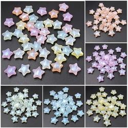 Pentagram Fine Sparkling Charms DIY Material Acrylic Beads 10Pcs Makaron Color Fashion Star Necklace Making Earrings