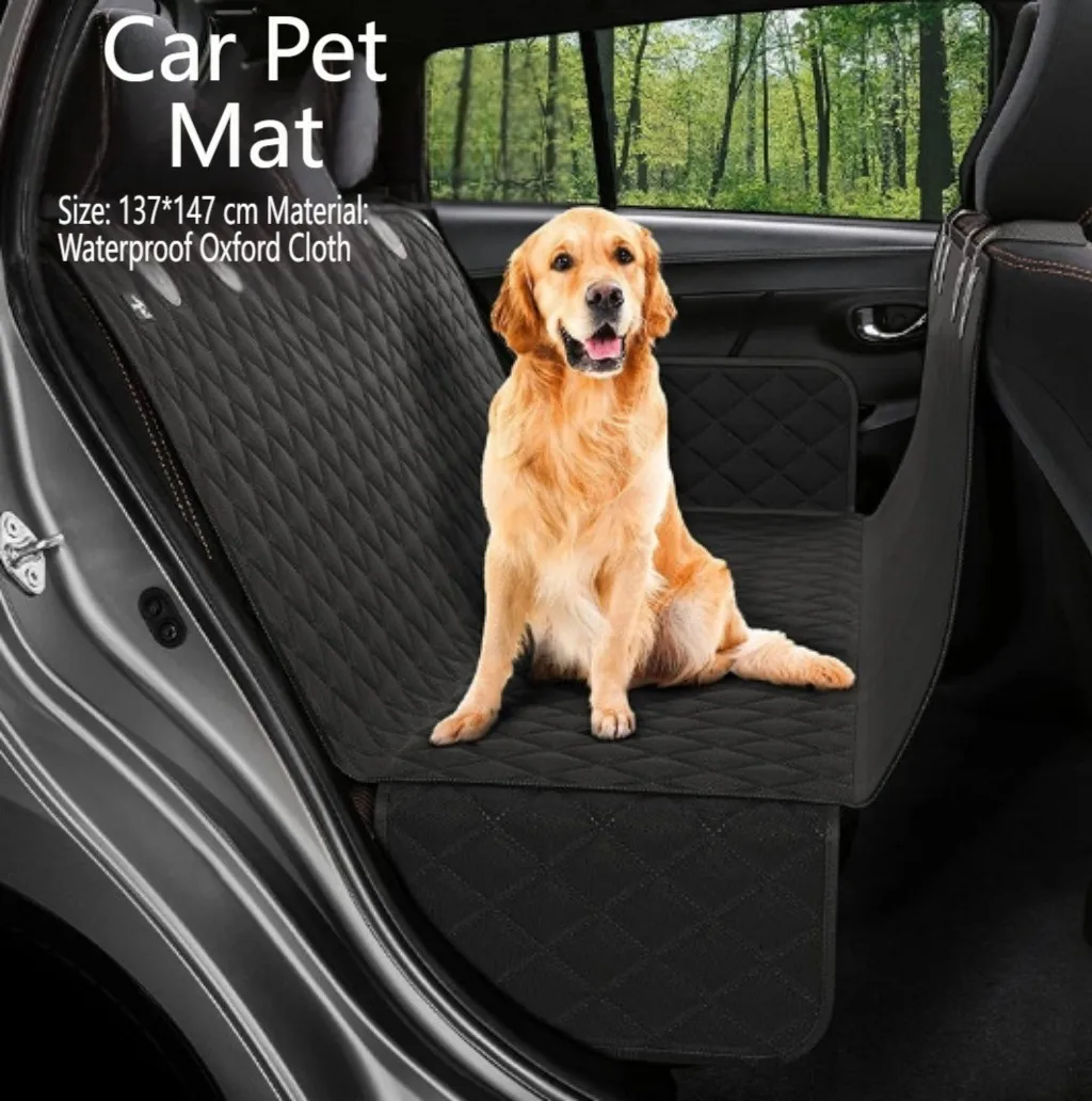 

Back Seat Waterproof Pet Cover for Cars Featuring Scratch Resistant Material and Non Slip Backing for Safe Travel
