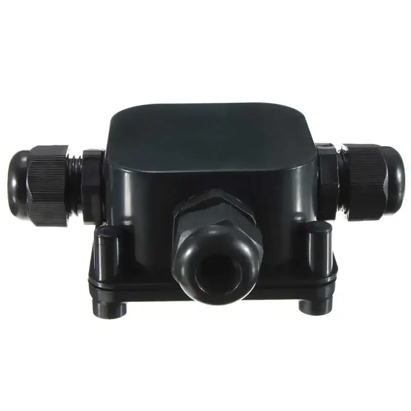 IP68 Tee Junction Box LED Outdoors Waterproof  T-type Branching 450V 24A 1 To 2 Waterproof Box for Buried Streetlights Connector image 6