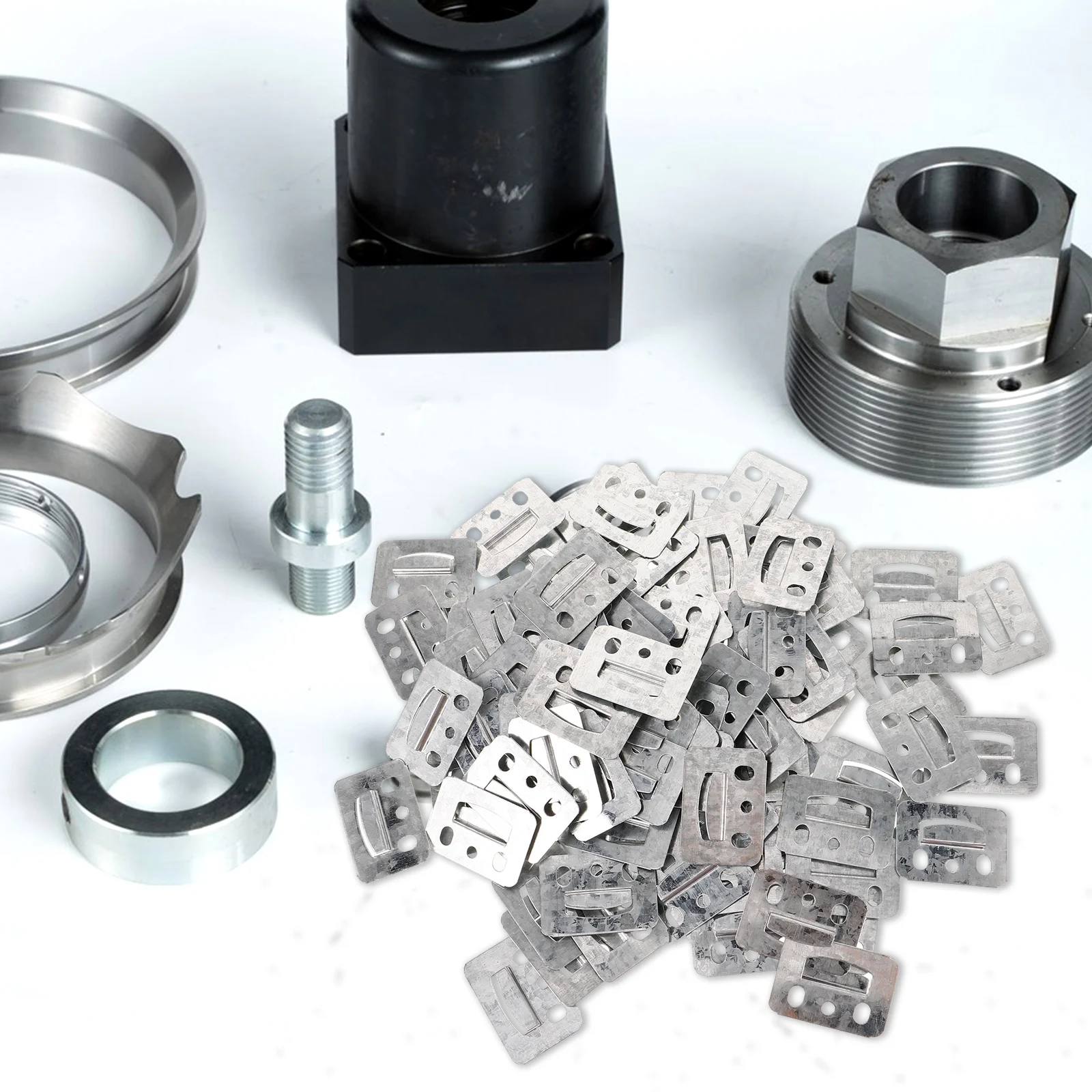 

100 Pcs PVC Gusset Plate Fixing Piece for Wall Panel Furniture Hardware Drywall Clamp Posters Long Lifespan Durable Water