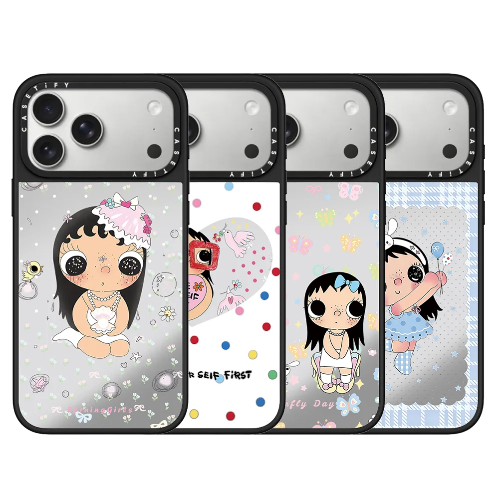 

CASETiFY Mirror Surface Magnetic Phone Case for IPhone 17 Air 16 15 14 13 Pro Max 16 Plus Anime - Cartoon figure Case