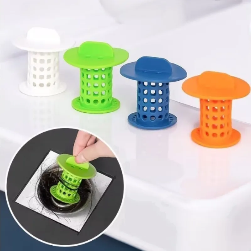 Household Bathroom Drain Hair Catcher Bath Stopper Plug Sink Strainer Filter Sewer Dredge Device Shower  Accessories