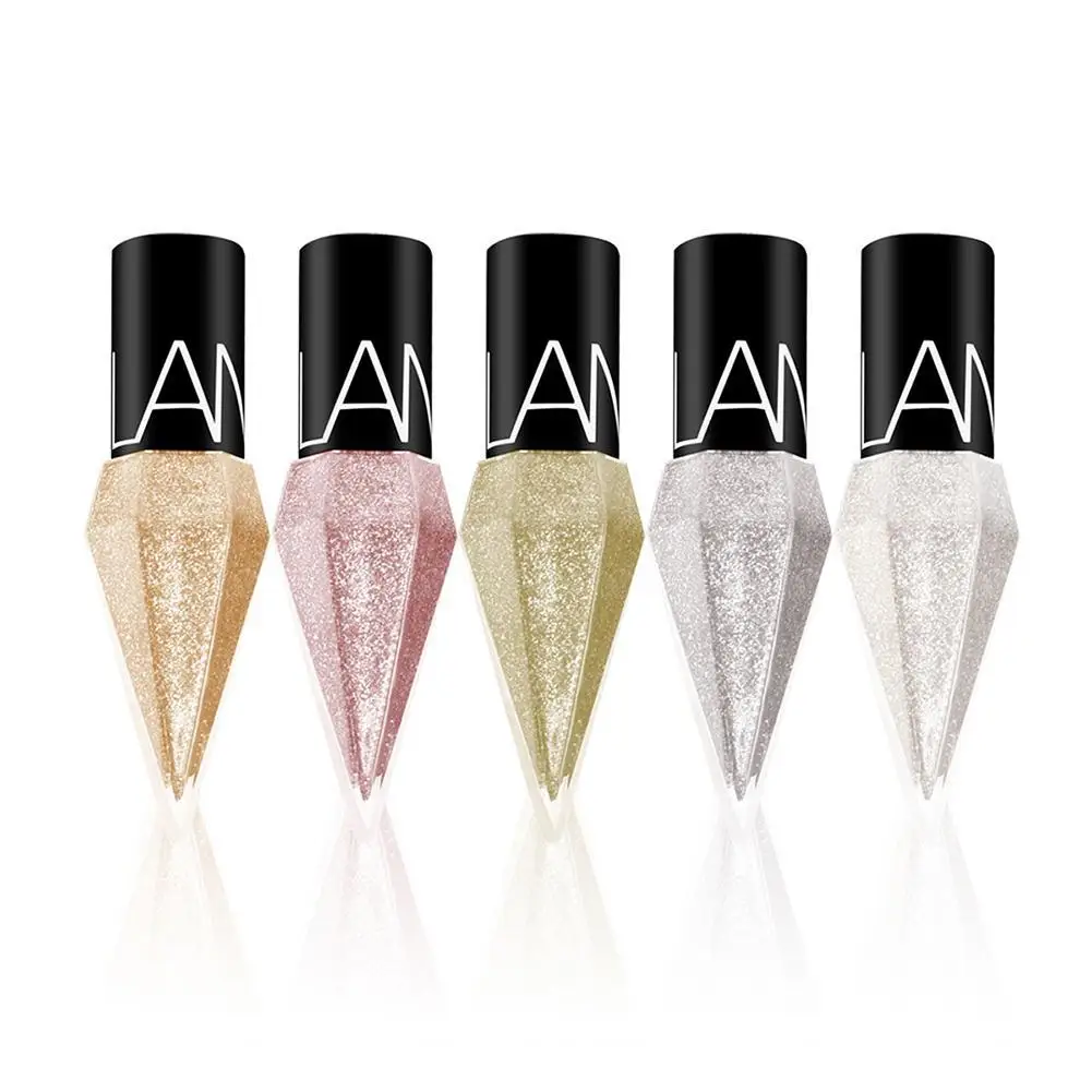 Professional Shiny Eyeliners Cosmetics for Women Pigment Silver Rose Gold Color Diamond Liquid Glitter Eyeliner Cheap Makeup