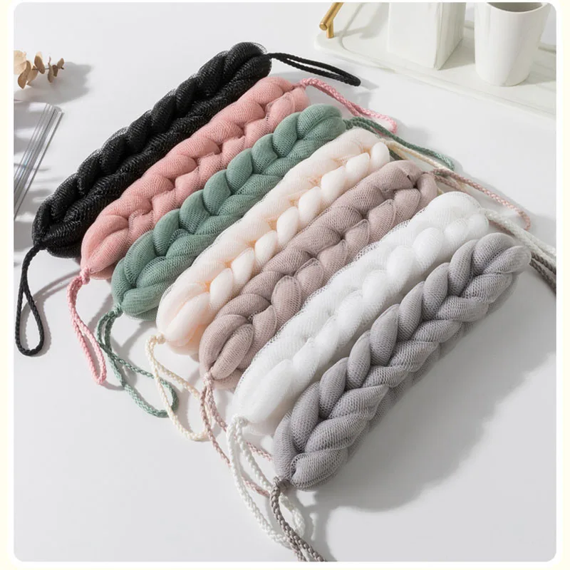 

3Pcs Soft Exfoliating Back Scrubber Bath Loofah 80g Multi use Body Cleaning Shower Sponge Towel for Home Bathing