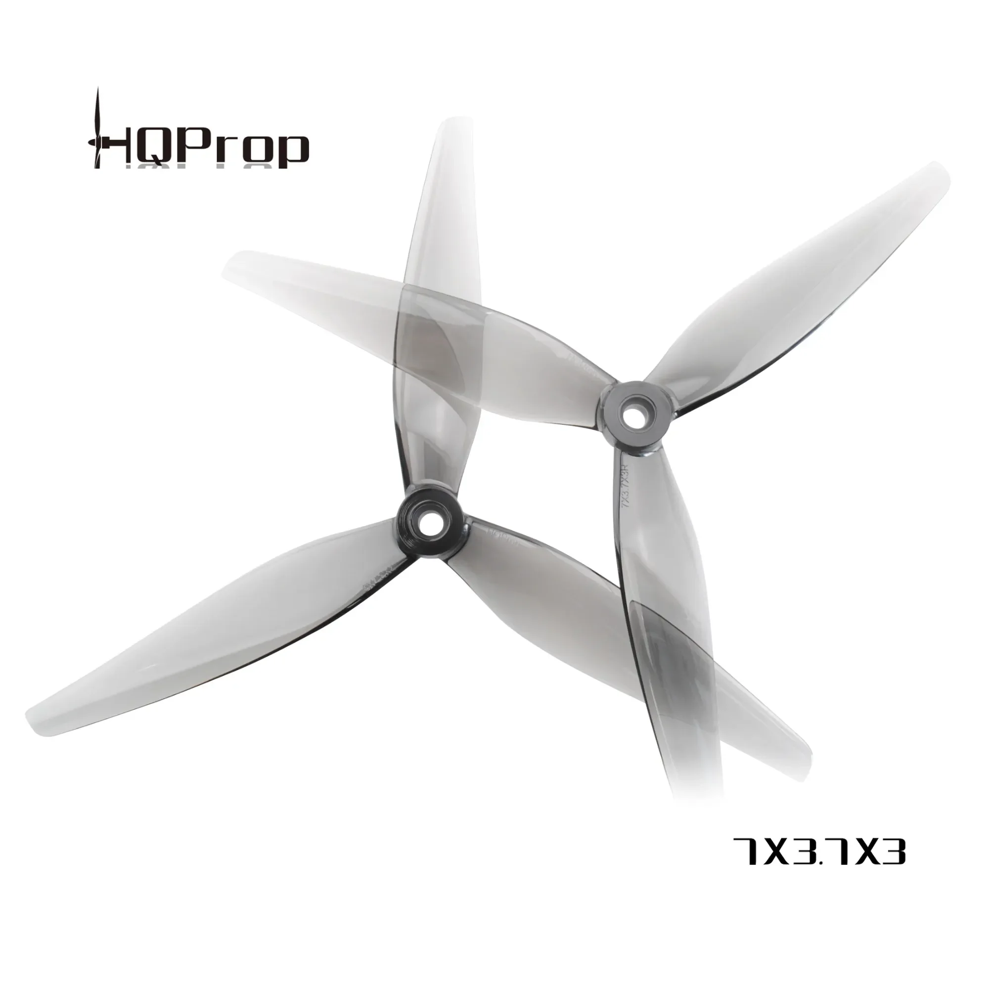 

HQProp 7X3.7X3 Grey (2CW+2CCW) 7037 3-Blade Propeller