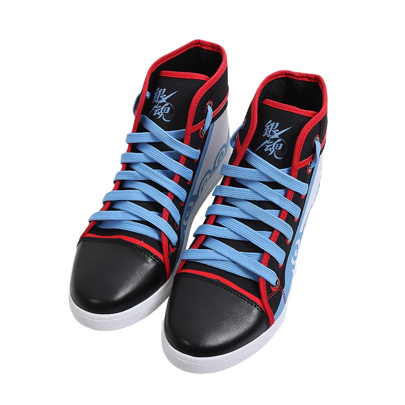 Gintama Unisex Sakata Gintoki Chinese Official Authorization Fashion Flat Casual Canvas Shoes